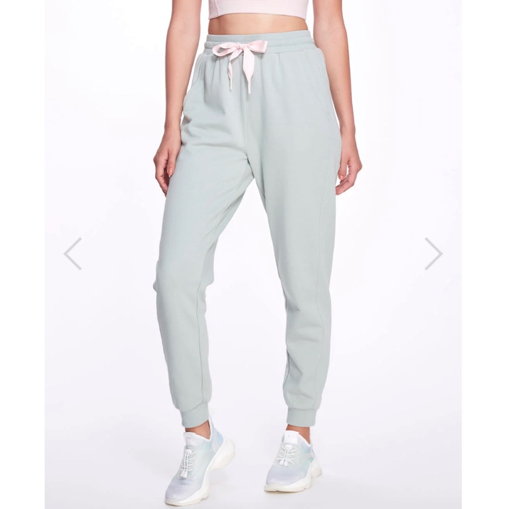 Marchesa Remy Sweatpants Medium Green Pink